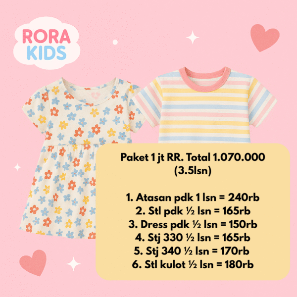 paket 1 juta rora kids