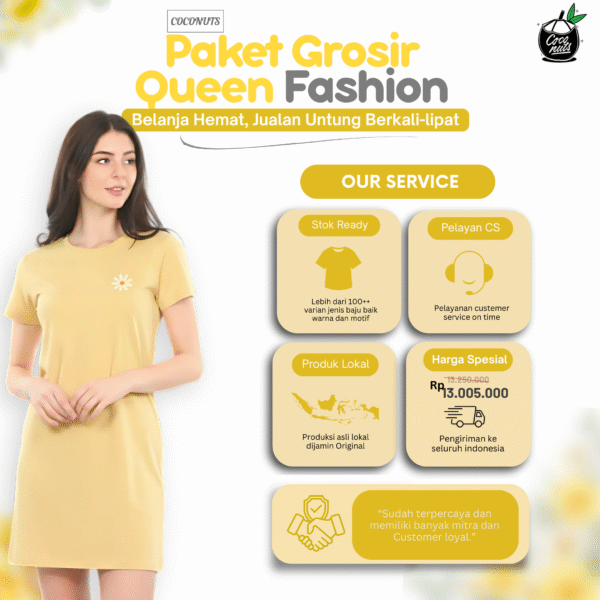 PAKET GROSIR QUEEN FASHION - Gambar 2