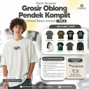 Paket Grosir Oblong Pendek Komplit