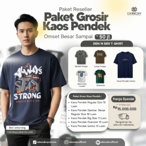 PAKET GROSIR KAOS PENDEK