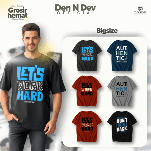 PAKET GROSIR KAOS PENDEK - Gambar 5