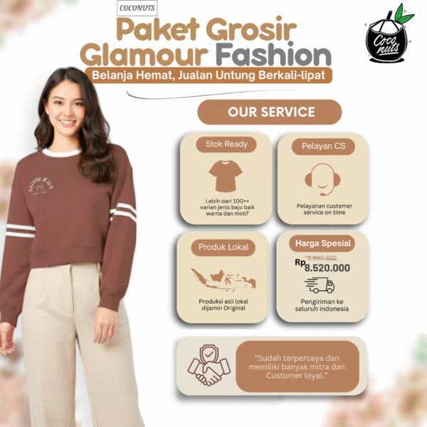 PAKET GROSIR GLAMOUR FASHION - Gambar 2